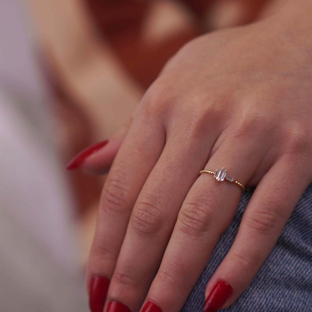 Top Top Baget Yüzük