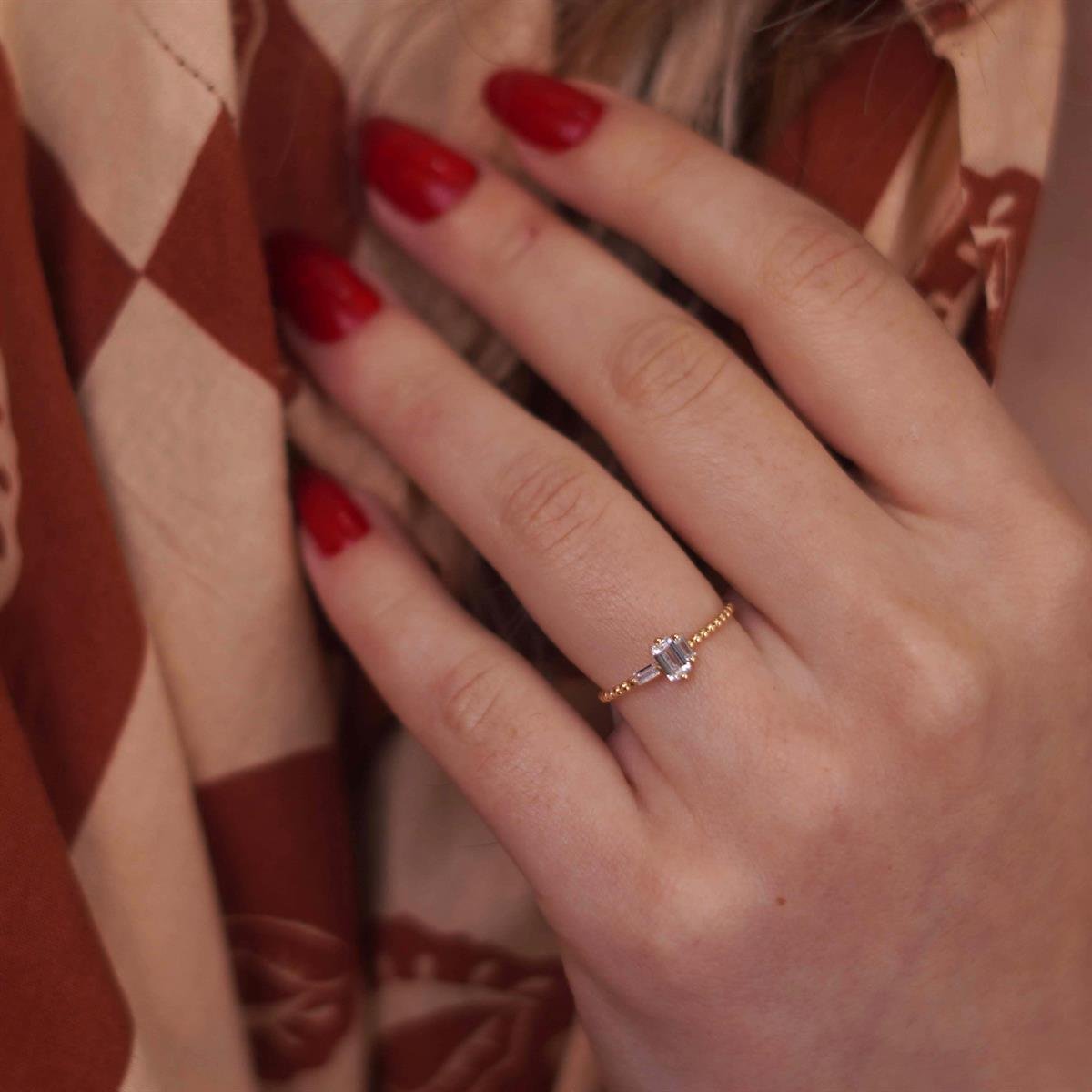 Top Top Baget Yüzük