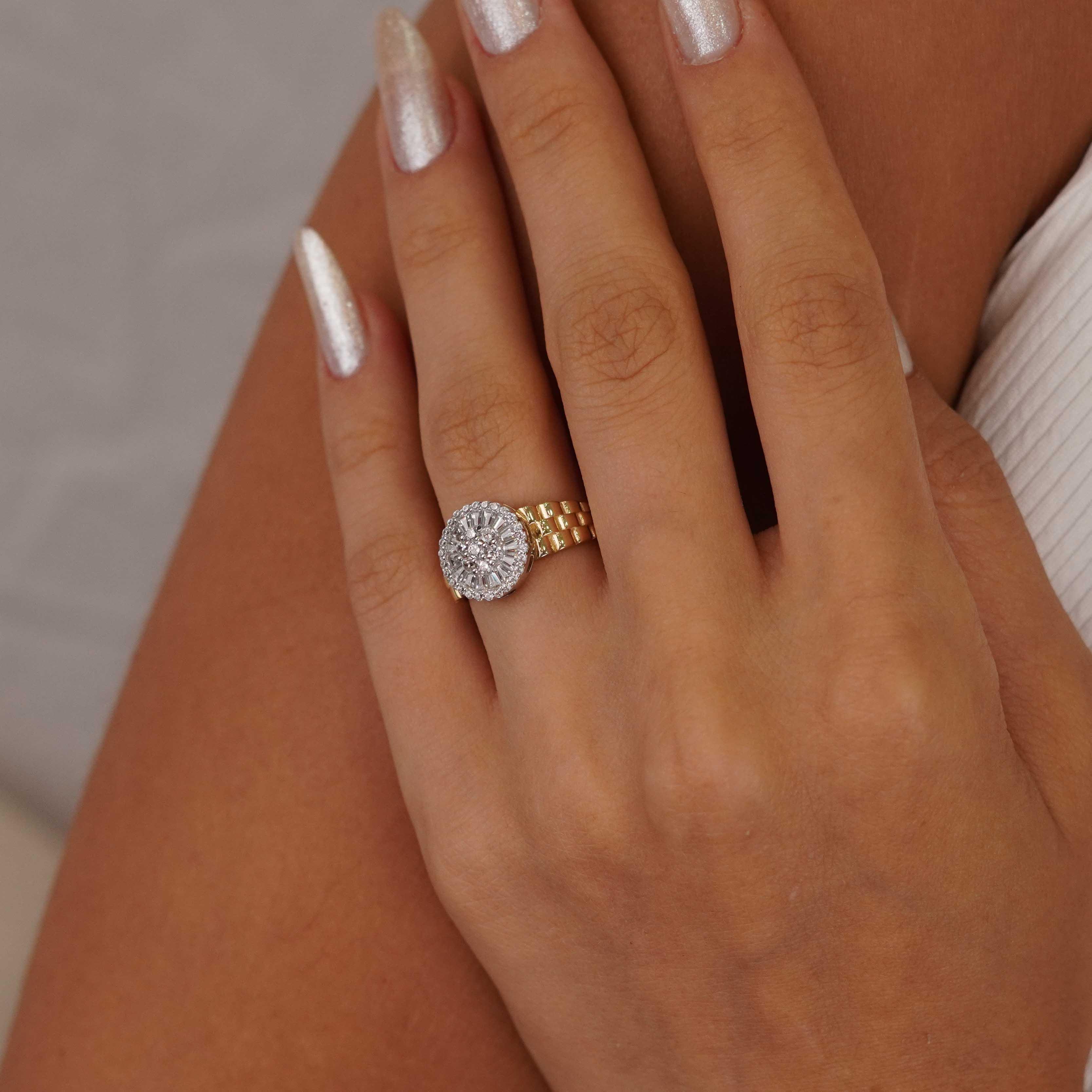 Trapez Rolli Yüzük