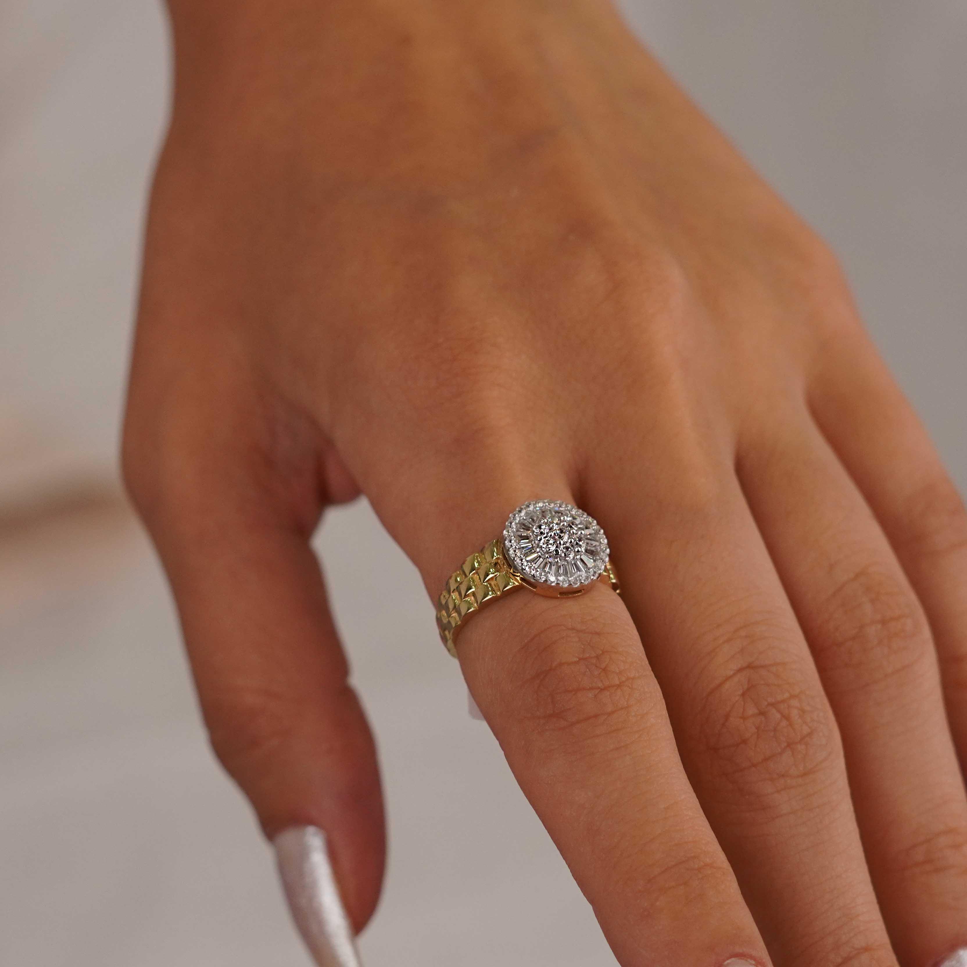 Trapez Rolli Yüzük