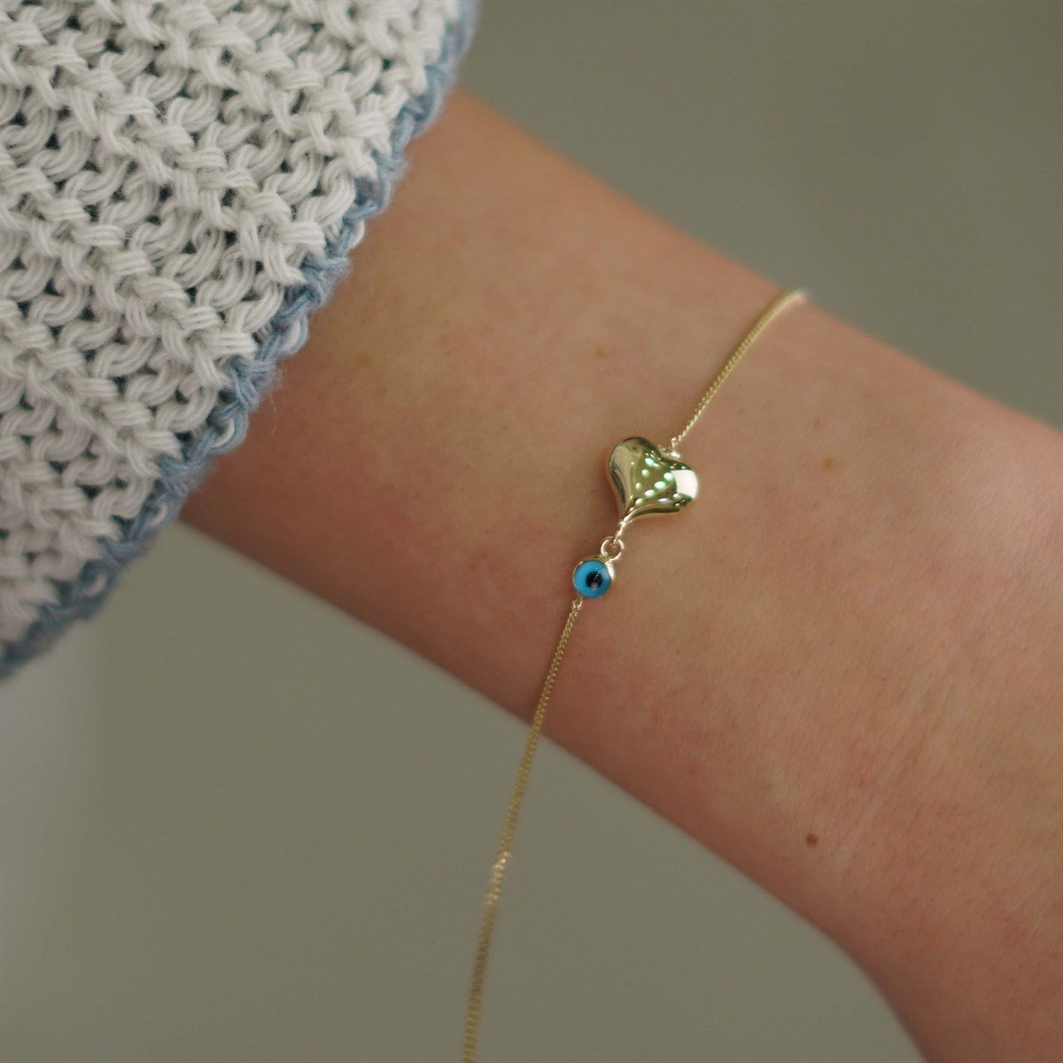 Üç Boyutlu Kalp Bileklik