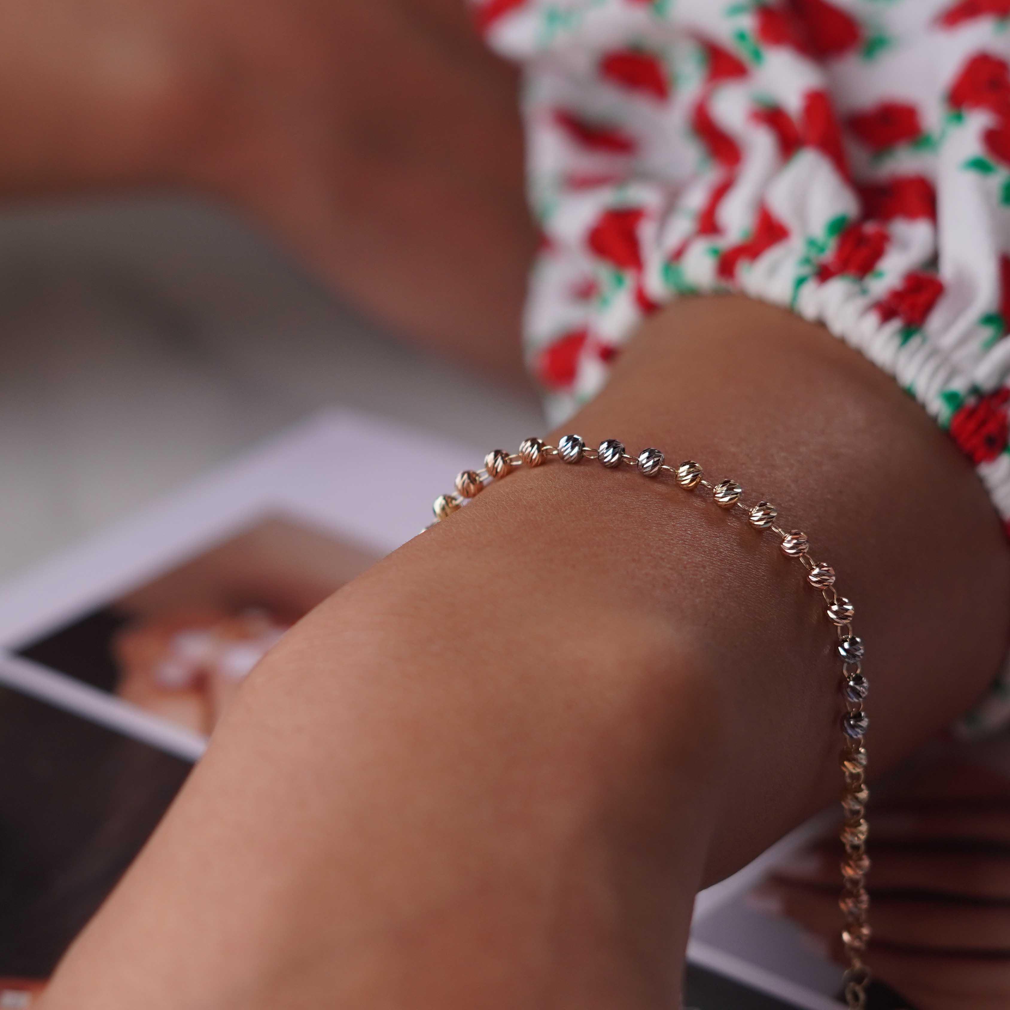 Üç Renk Dorika Bileklik