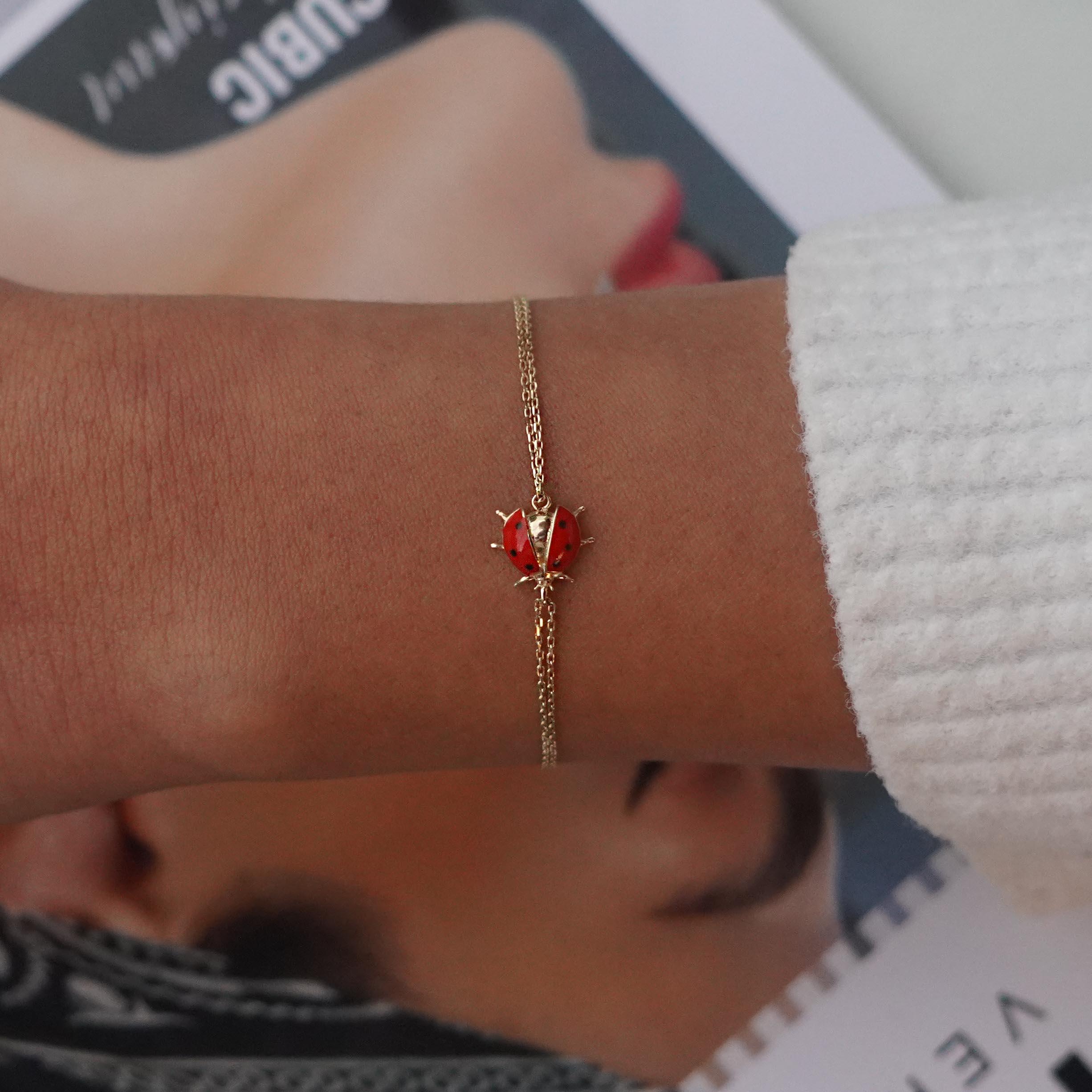 Uğur Böceği Bileklik