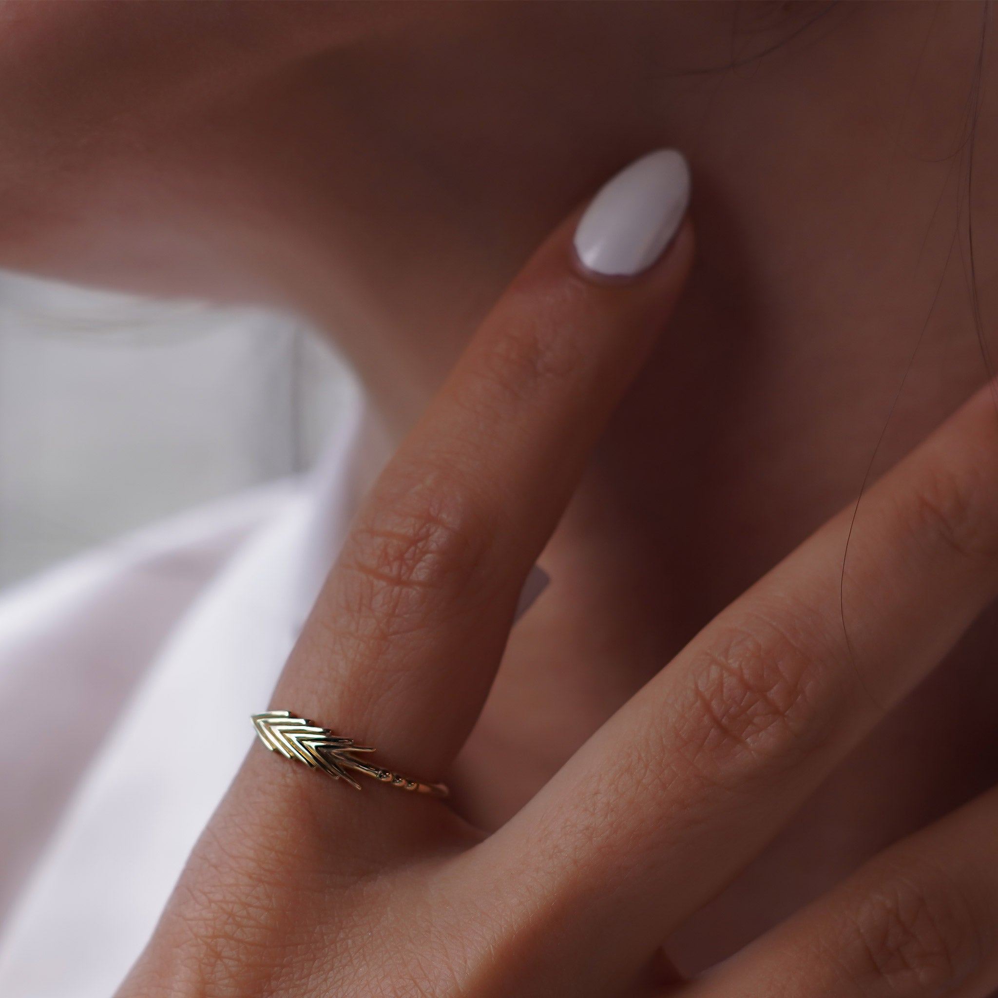 V Model Sade Yüzük