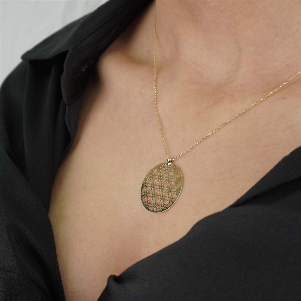 Yaşam Çiçeği Kolye