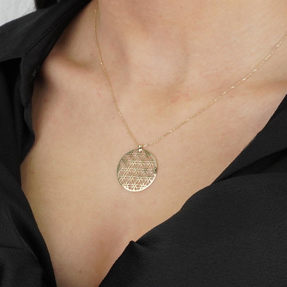 Yaşam Çiçeği Kolye