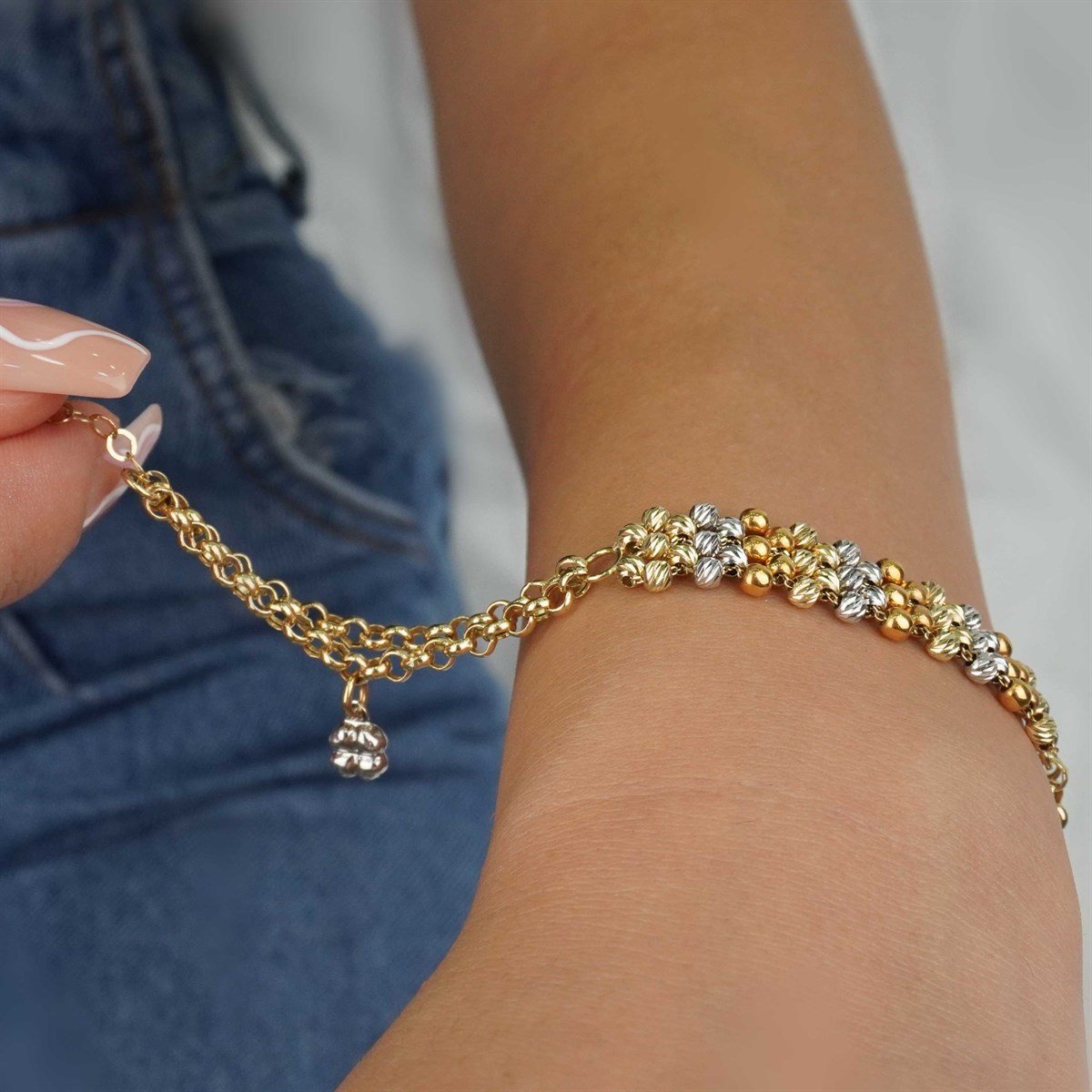 Zincirli Dorika Bileklik