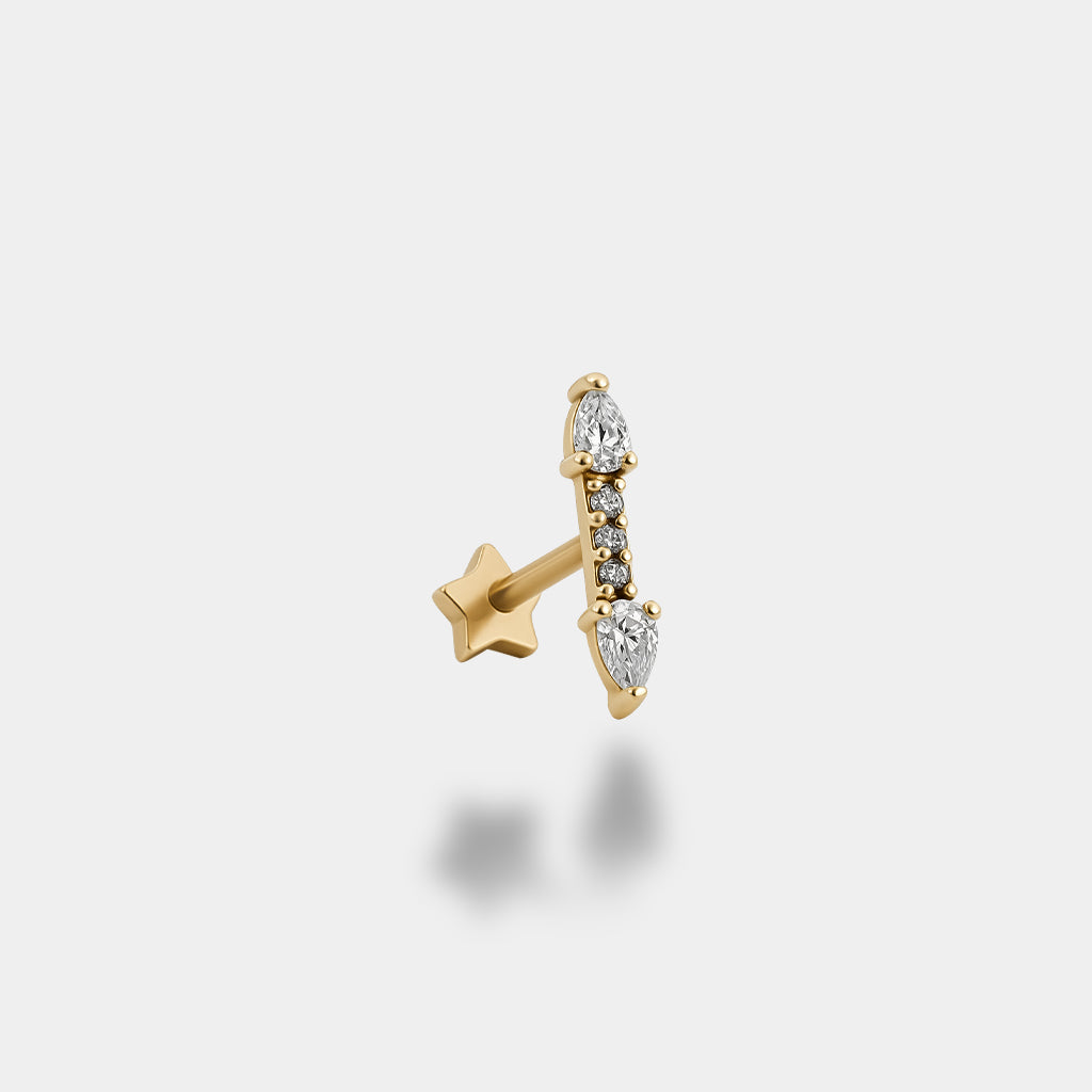 Çift Ok Piercing