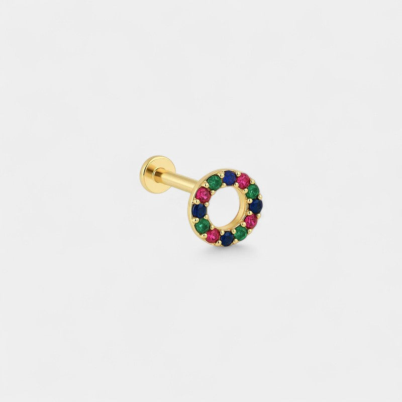 Gökkuşağı Halka Piercing