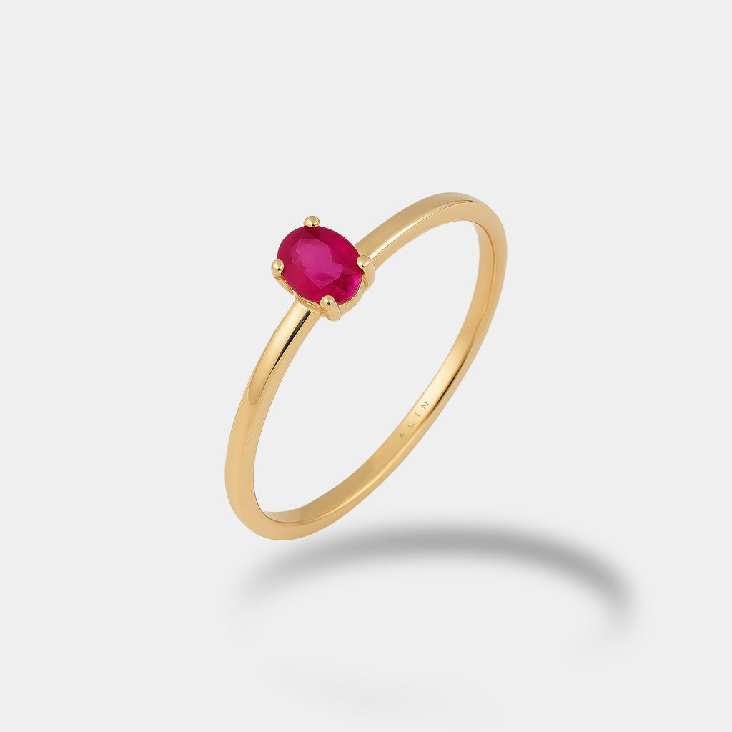 Kırmızı Opal Yüzük