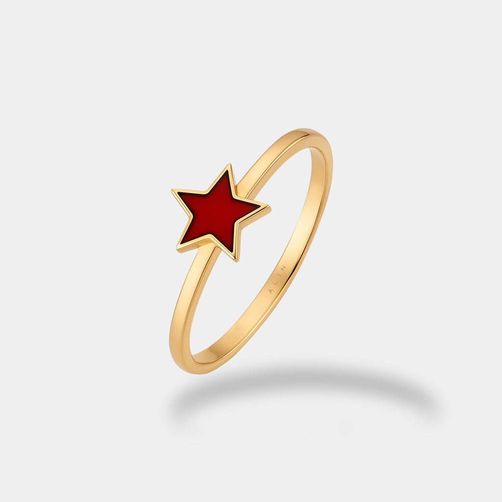 Mineli Yıldız Yüzük