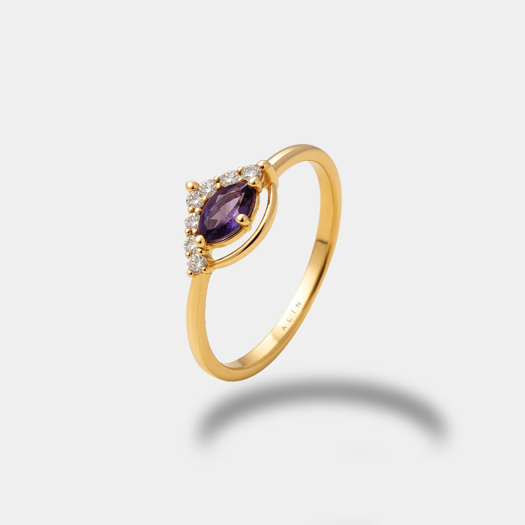 Renkli  Taşlı Yüzük