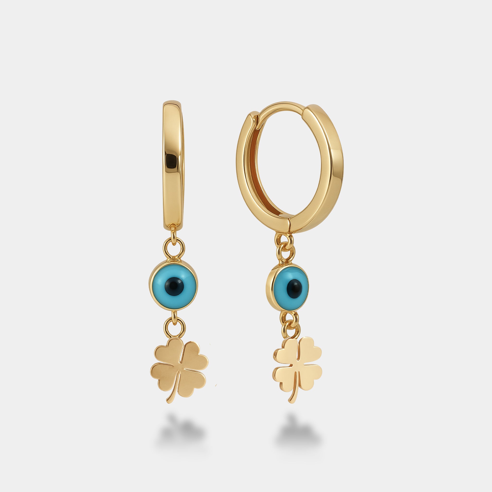 Sallantı Göz Yonca Küpe