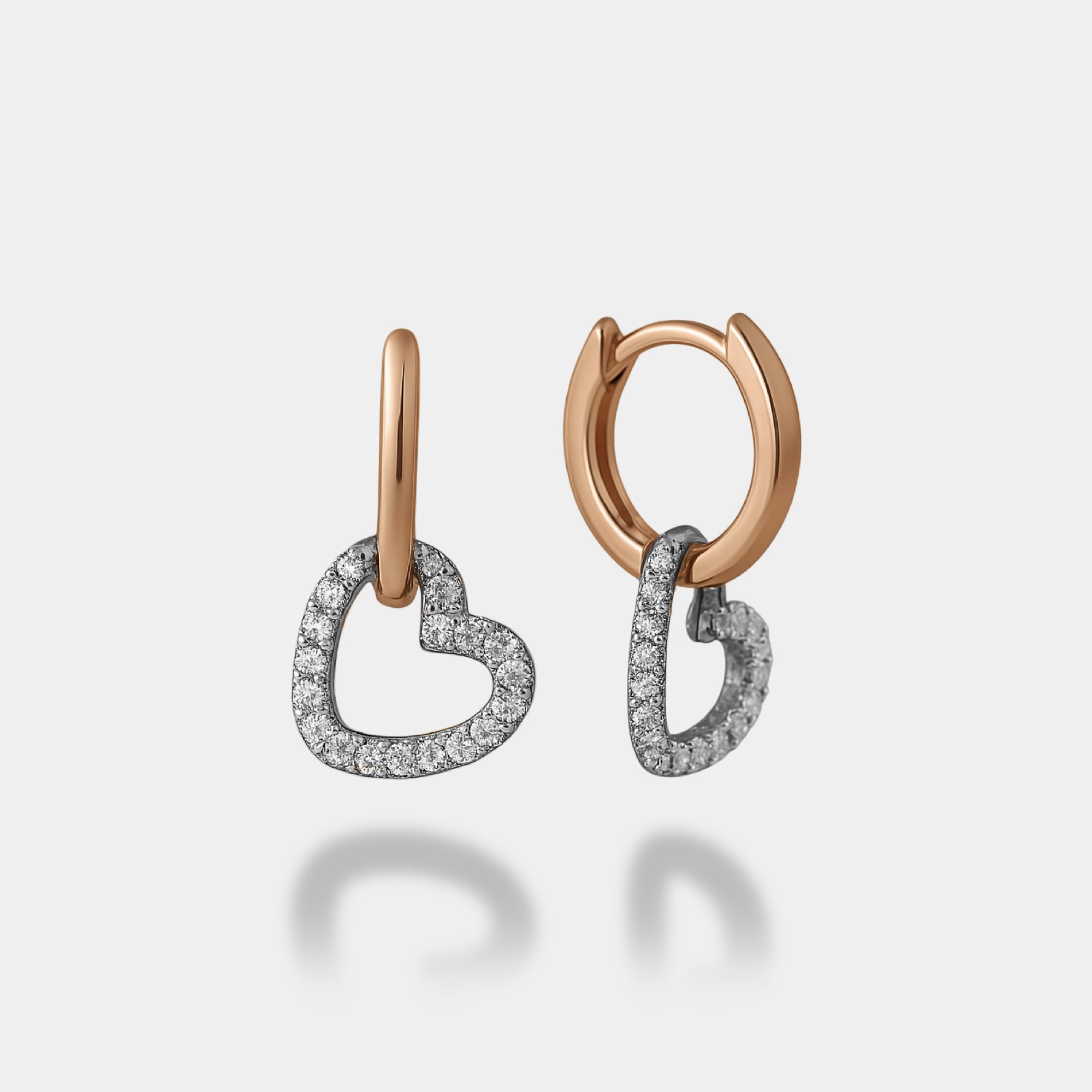 Sallantılı Kalp Küpe