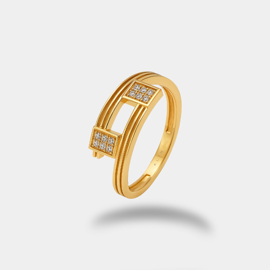 Taşlı Şerit Yüzük