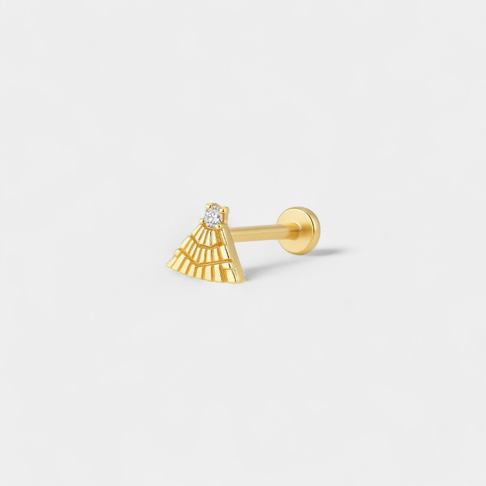 Taşlı Yelpaze Piercing