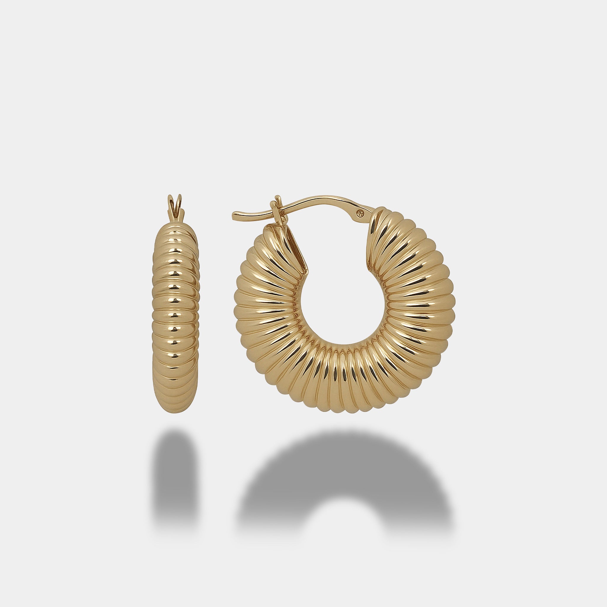 Tırtıklı Boru Halka Küpe