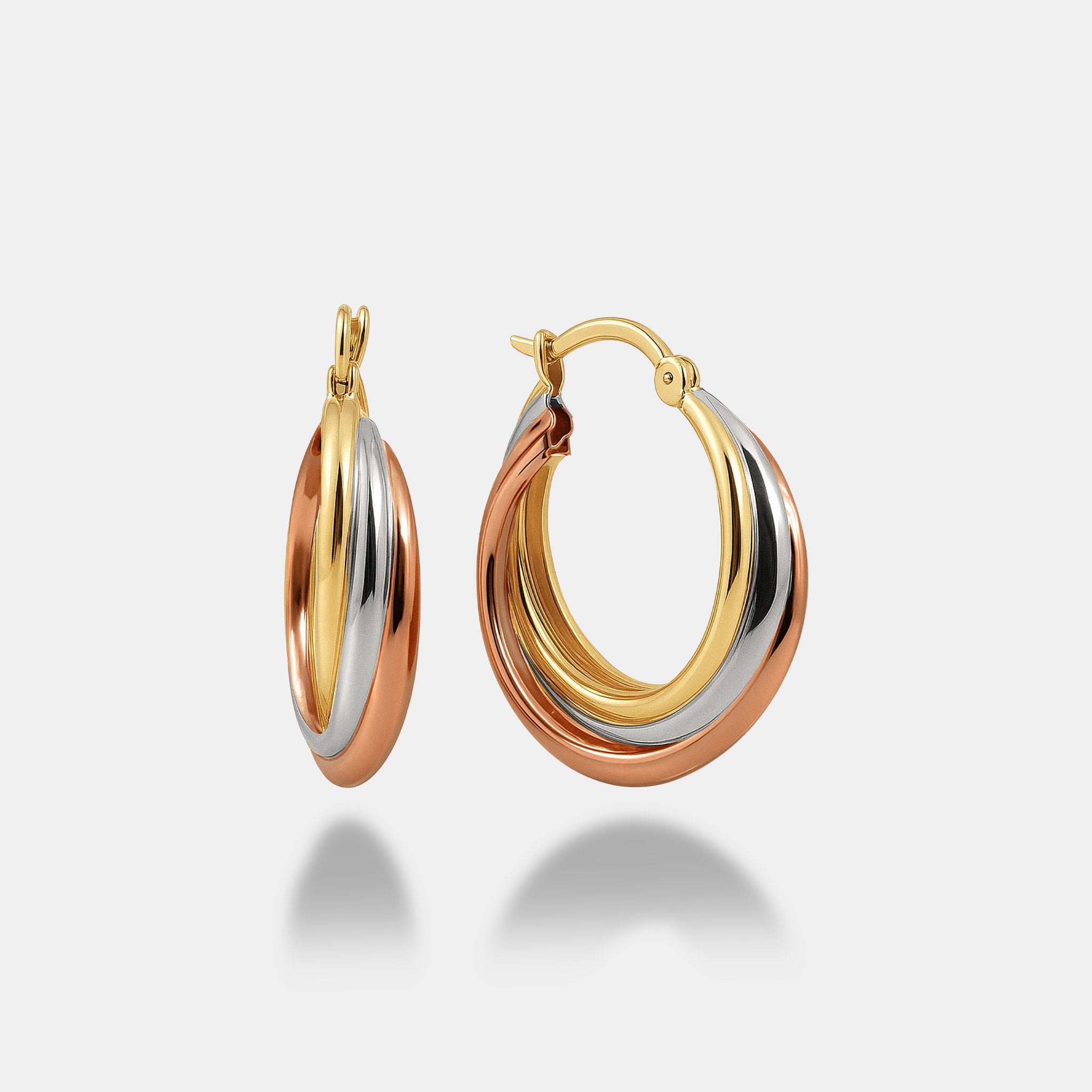 Üç Renk Trinity Küpe