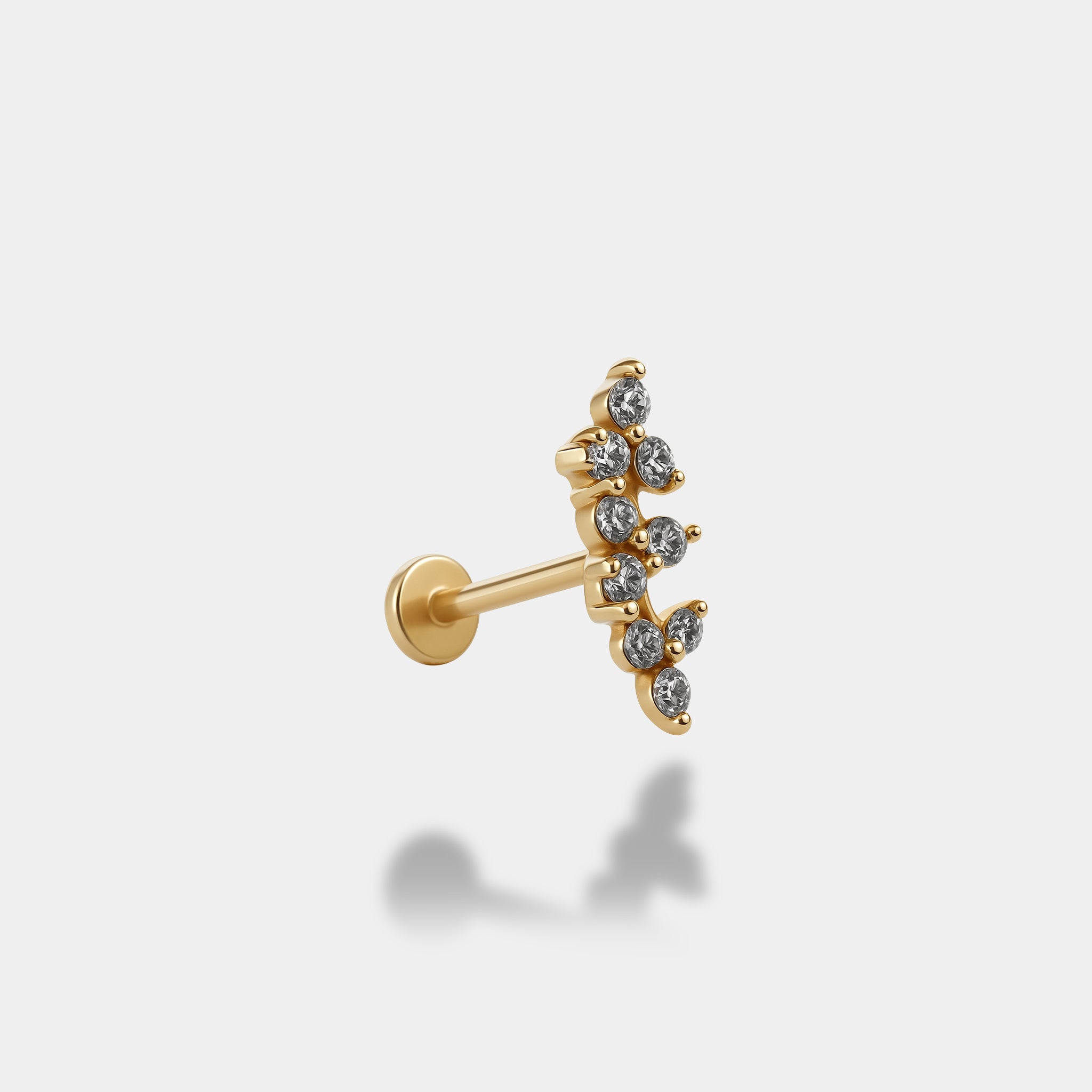 Üçlü Çiçek Piercing