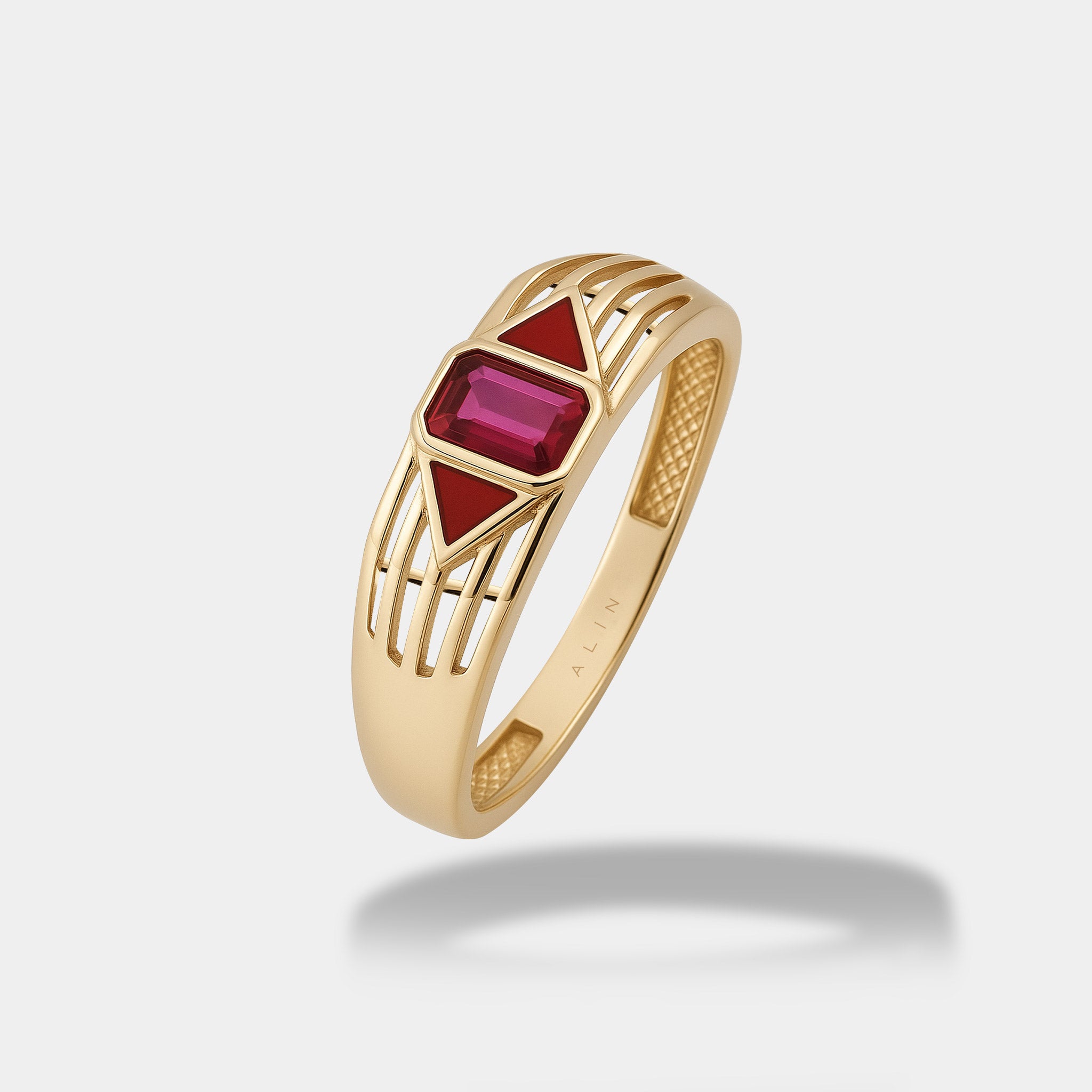 Vintage Yakut Yüzük