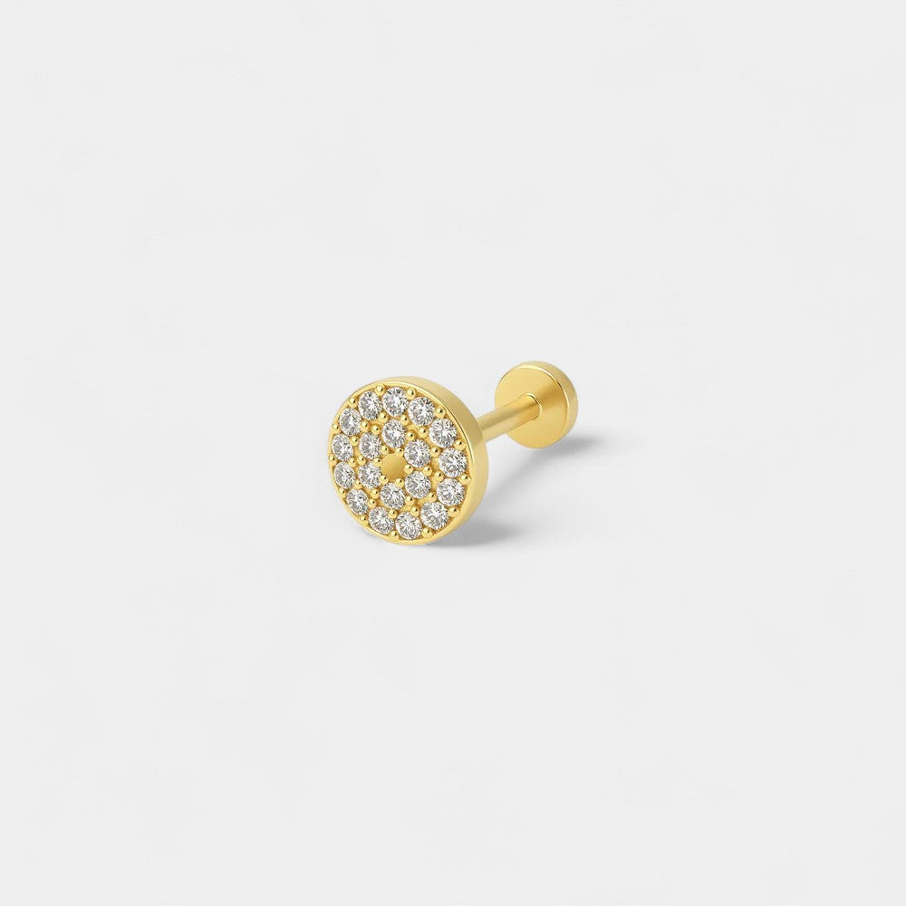 Yuvarlak Taşlı Piercing