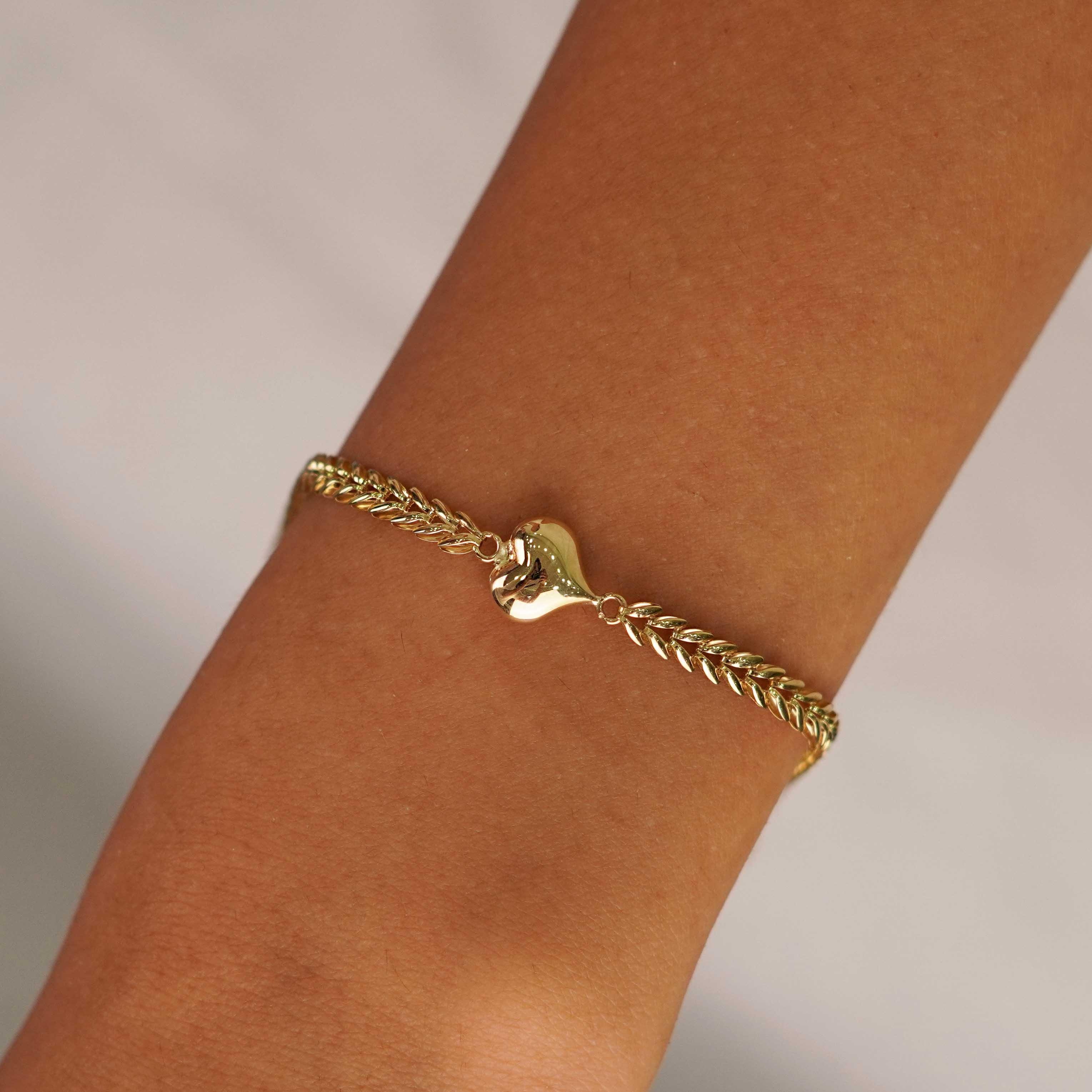 Başak Kalp Bileklik