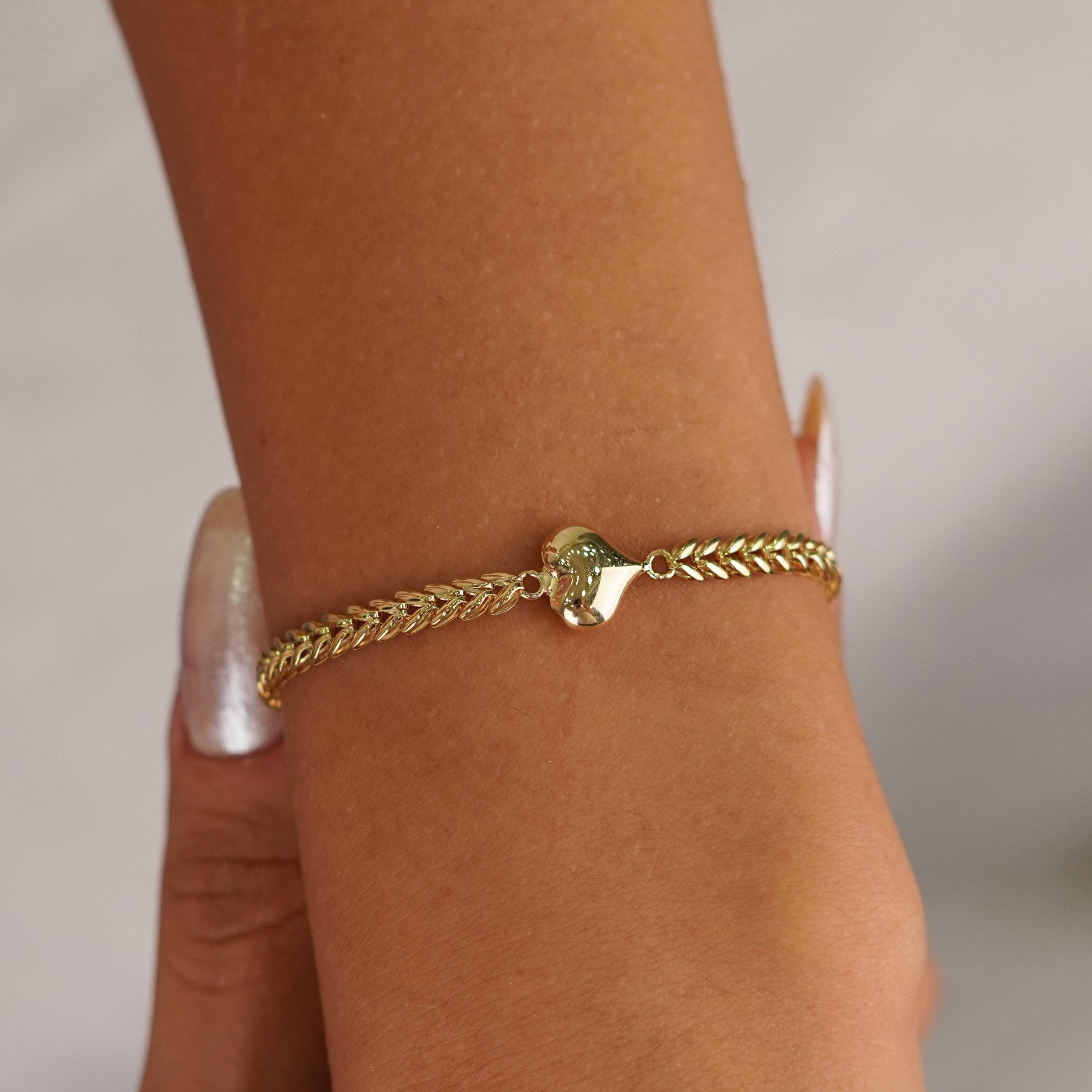 Başak Kalp Bileklik