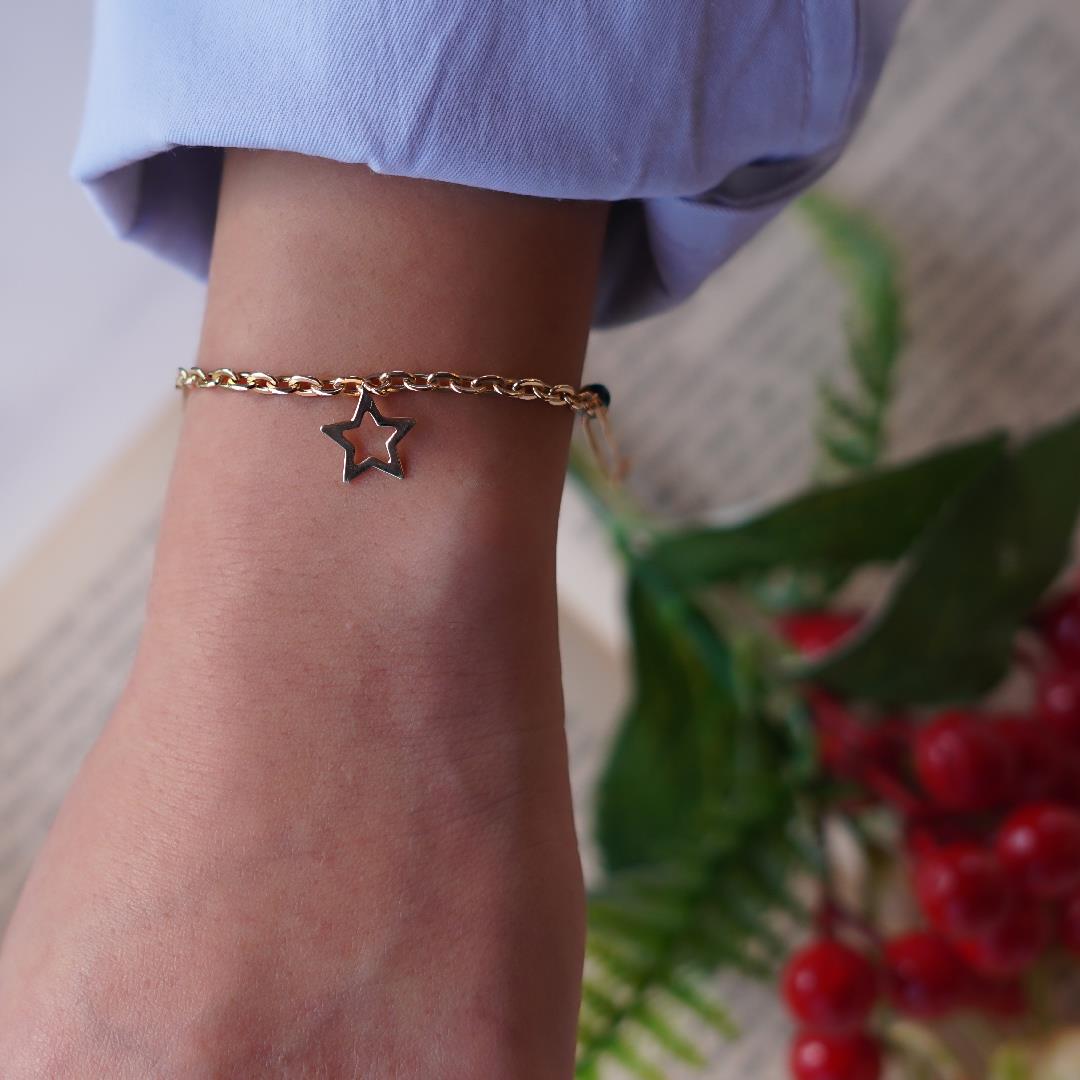 Geçmeli Yıldız Bileklik