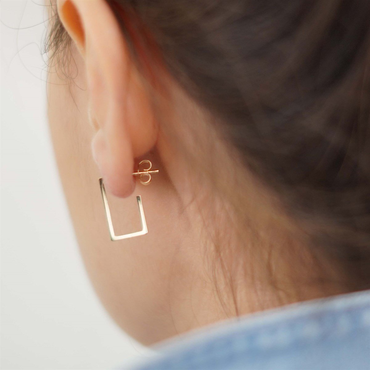 Küt Kesim Tasarım Küpe