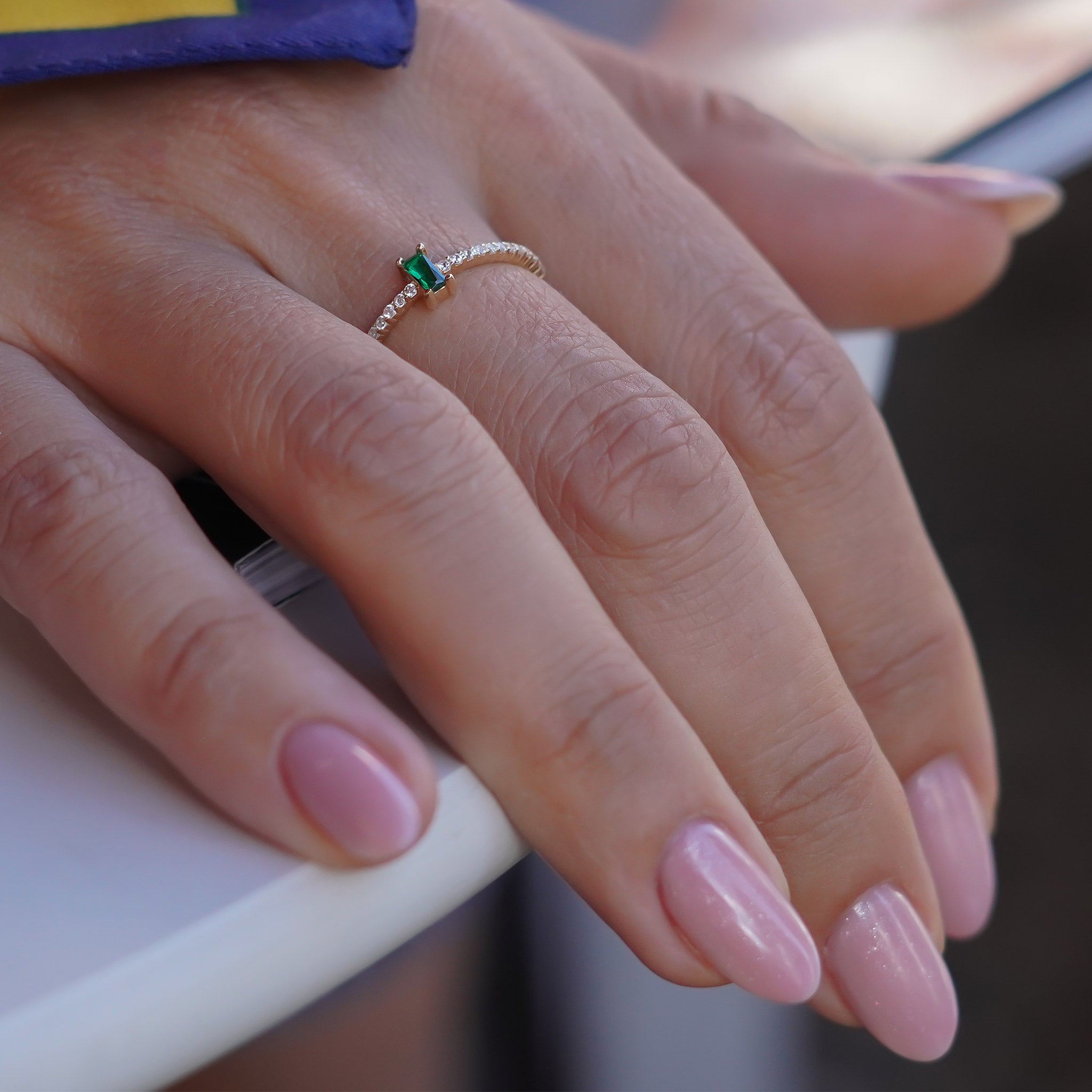 Mini Renkli Baget Yüzük