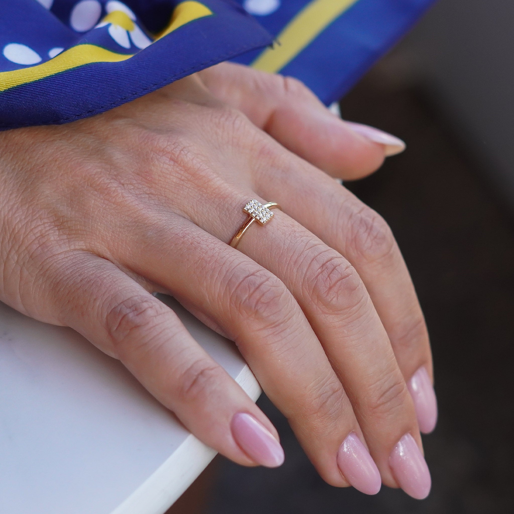 Mini Taşlı Yüzük