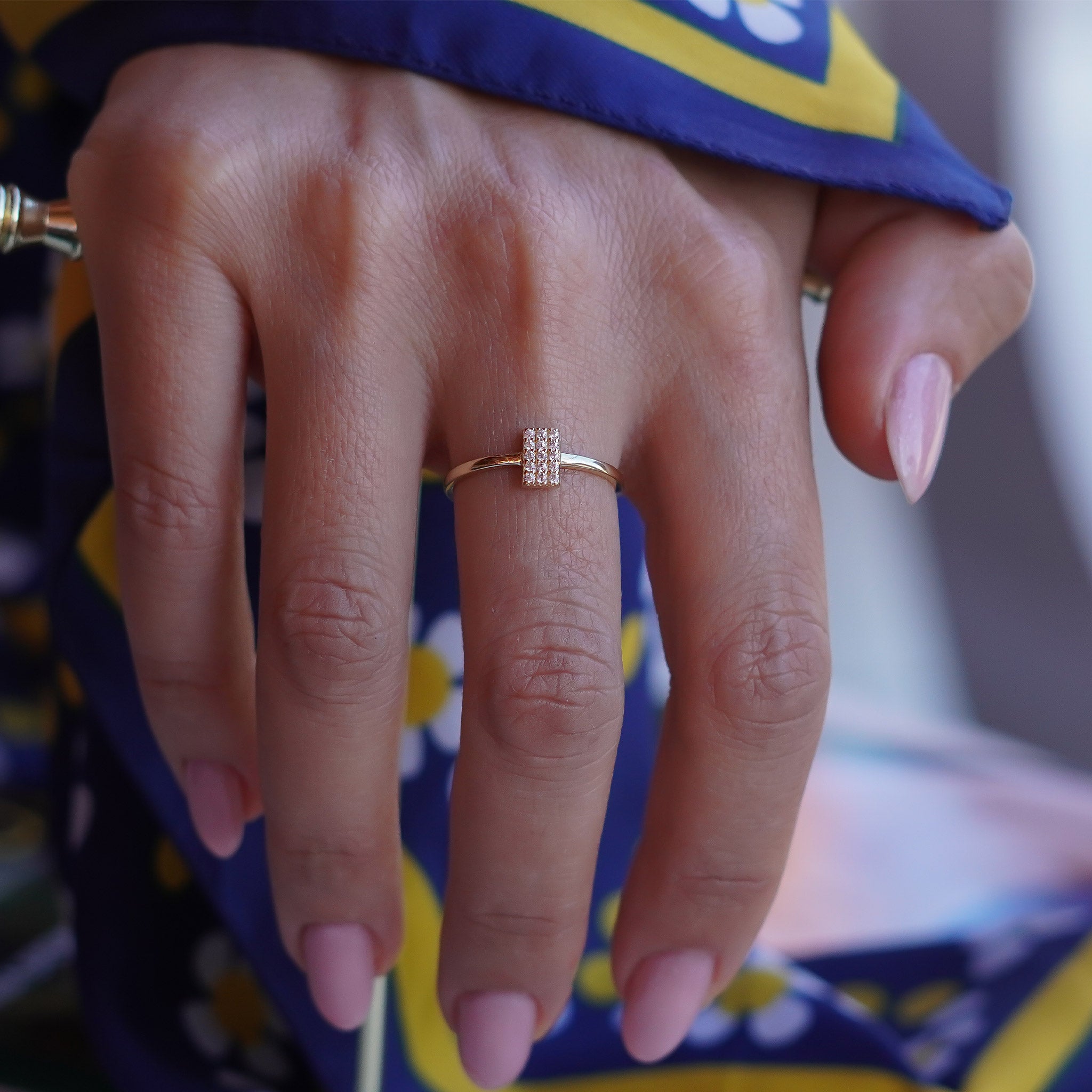 Mini Taşlı Yüzük