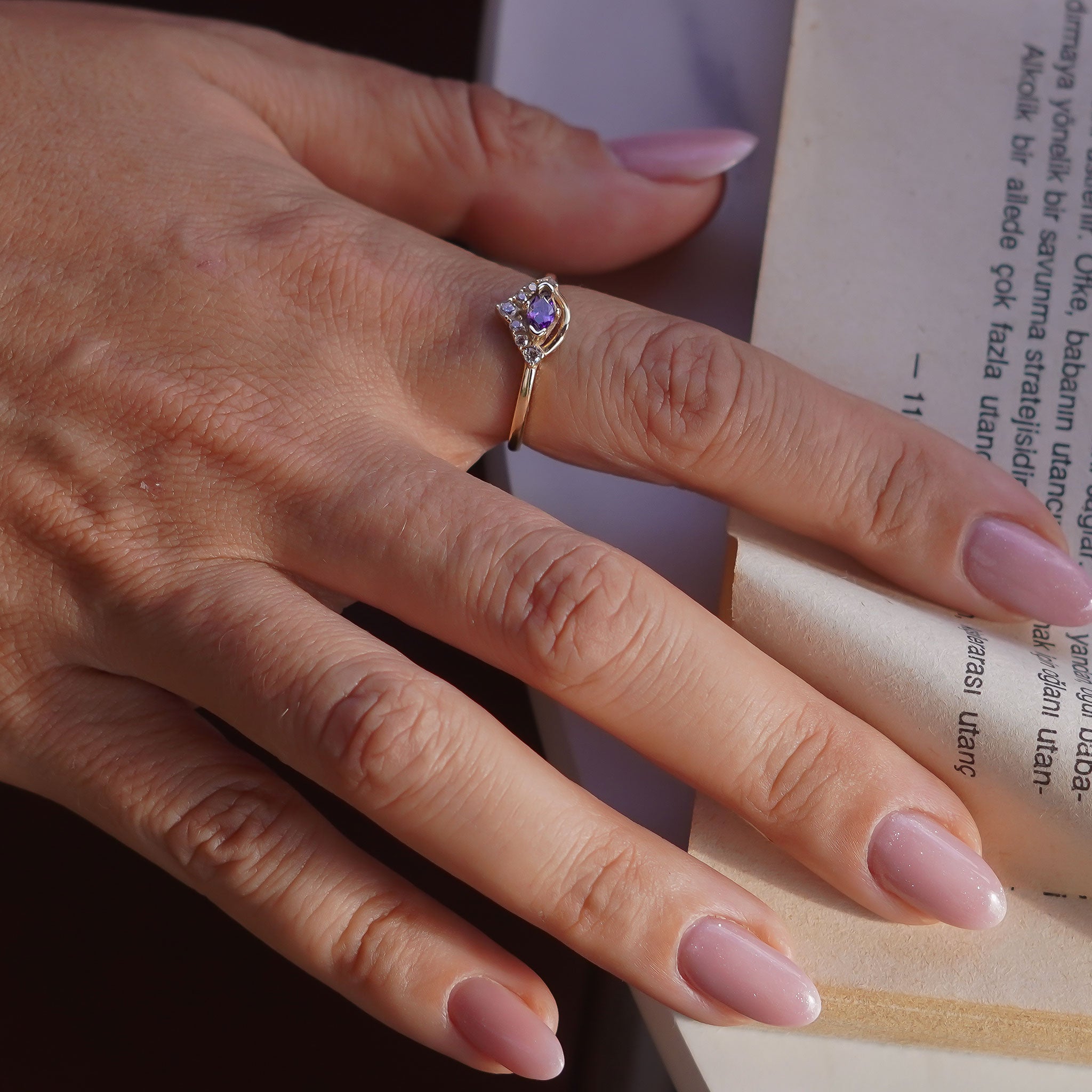 Renkli  Taşlı Yüzük