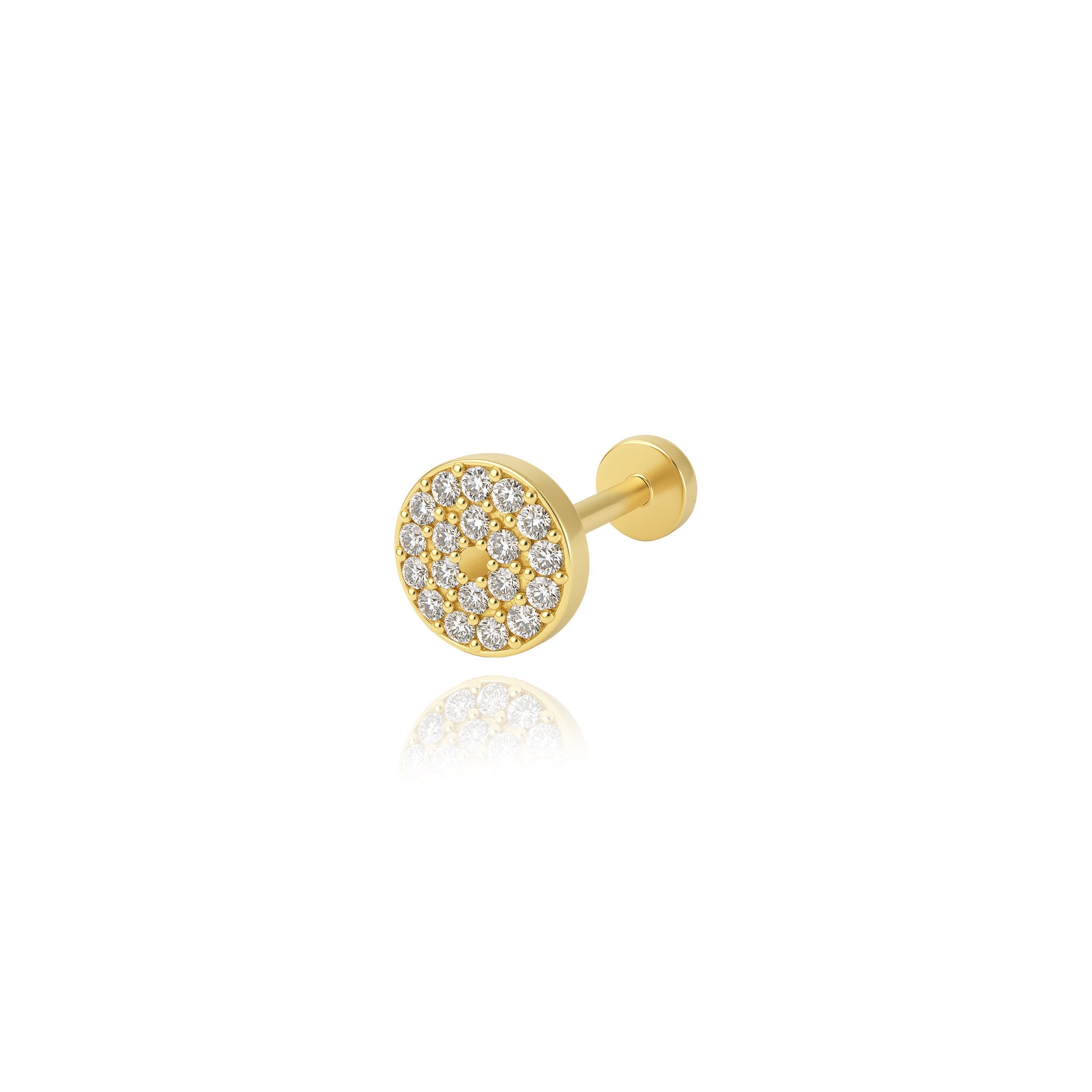 Yuvarlak Taşlı Piercing